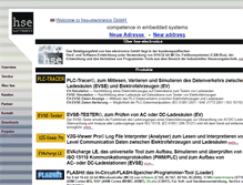 Tablet Screenshot of hse-electronics.de